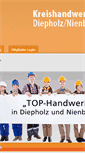 Mobile Screenshot of handwerk-diepholz-nienburg.de